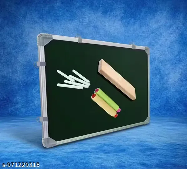 Preha_The_Smart_Choice_2_x_1.5_ft._Complete_Non-Magnetic_Whiteboard_Set_�_Includes_Duster,_Dustless_Chalk_&_2_Chalk_Holder_(_pack_of_1_)