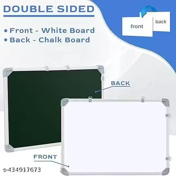 Preha_The_Smart_Choice_Complete_Non-Magnetic_Whiteboard_Set_�_Includes_Marker,_Duster,_Dustless_Chalk_&_Chalk_Holder_2_x_1.5_feet_pack_of_1