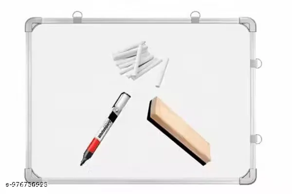 Preha_The_Smart_Choice_Board_2x1.5_Feet's_Double_Sided_White_Board_&_Chalk_Board_Combo_-_06_White,_Green_board_(45_cm_x_60_cm)