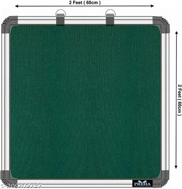 Preha_The_Smart_Choice_2x2_Feet_Notice_Premium_Material_Pin_Up_Board_Soft_Board_Bulletin_Board_Display_Board_With_50_Pins_For_Office_School_And_Home_Green_Pack_Of_1