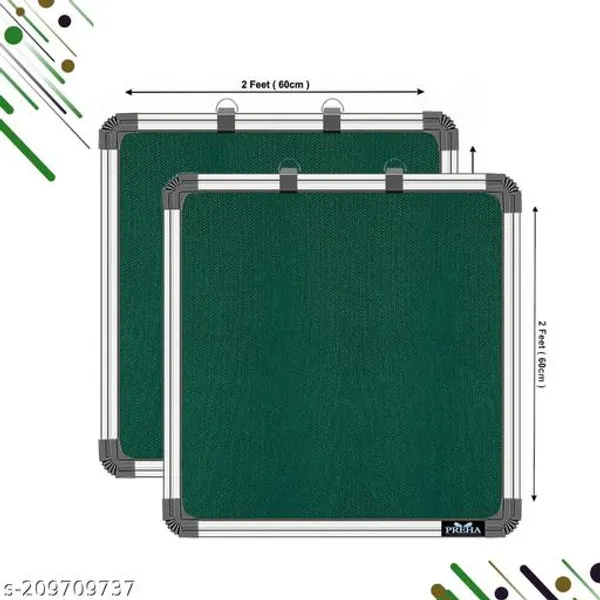 Preha_The_Smart_Choice_2x2_Feet_Notice_Premium_Material_Pin_Up_Board_Soft_Board_Bulletin_Board_Display_Board_With_50_Pins_For_Office_School_And_Home_Green_Pack_Of_1