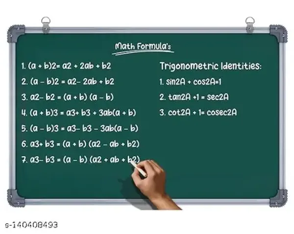 Preha_The_Smart_Choice_White_Board_(60_x_45_Cm)_2_x_1.5_Feet_Heavy_Durable_Dual_Side_Use_able_Board_Aluminium_Boundaries_For_Kids_Adults_Use_In_Schools,_Home,_Office