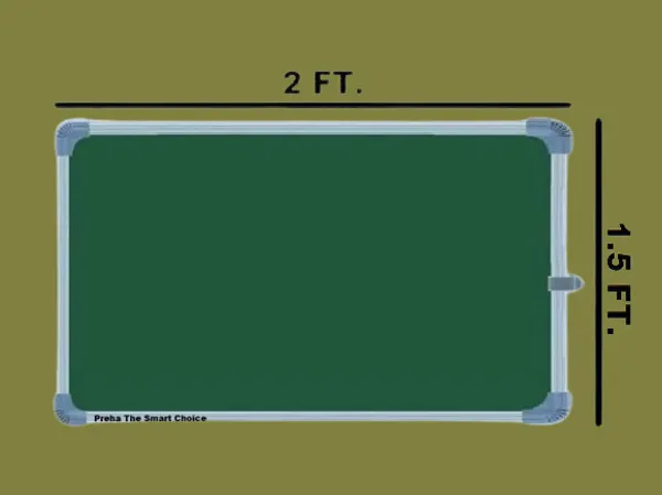 Preha_The_Smart_Choice_White_Board_(60_x_45_Cm)_2_x_1.5_Feet_Heavy_Durable_Dual_Side_Use_able_Board_Aluminium_Boundaries_For_Kids_Adults_Use_In_Schools,_Home,_Office