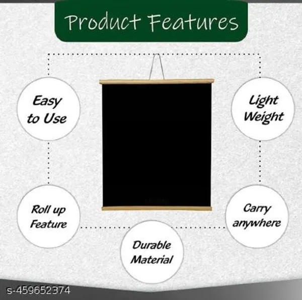 Preha_The_Smart_Choice_Writing_Black_Board_Rollup_With_Wooden_Duster_For_Kids_Drawing_Board_Study_Room_-_Pack_of_2