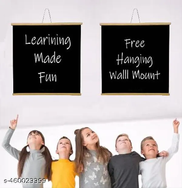 Preha_The_Smart_Choice_Black_Chalkboard_Rollup_Chart_Use_For_Office_Restraunt_And_Kids_Play_Room_Size_60_Cm_x_90_Cm_Color_Black_Chart