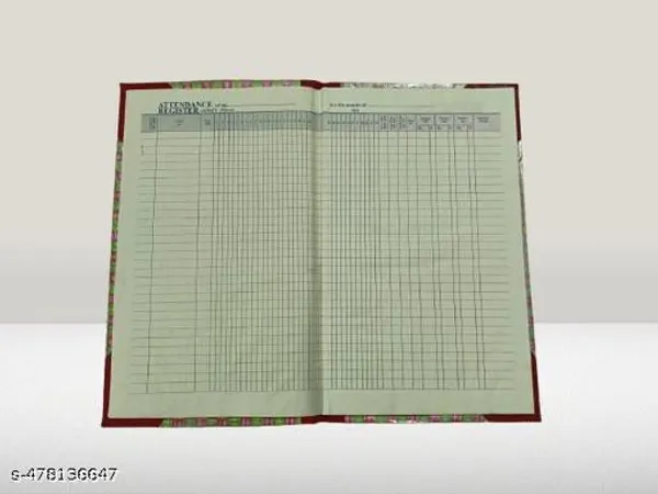 Preha_The_Smart_Choice_Daily_Attendance_Register_|_235_Pages_|_33x20_cm_|_Hardbound_|_31_Days_Format_|_Ideal_for_Corporations,_institutions,_Offices_&_Schools_|_Pack_of_1