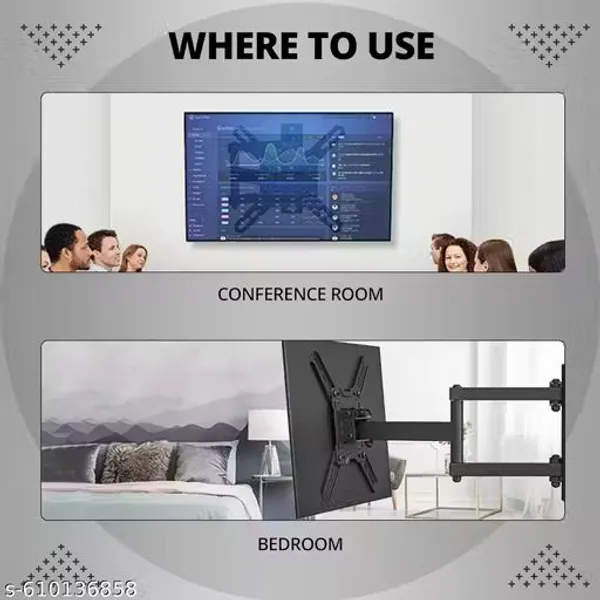 Preha_The_Smart_Choice_Wall_Mount_Stand_for_14–42_Inch_LED_TV,_LCD,_Monitor_|_Universal_Adjustable_Movable_TV_Wall_Bracket_|_Heavy_Duty_Space-Saving_Stand