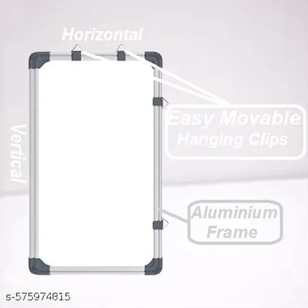 Preha_The_Smart_Choice_Non_Magnetic_2_x_3_Ft_Double_Sided_Whiteboard_Combo_1_Whiteboard_1_Wooden_Duster_1_Marker_Whiteboards_And_Duster_Combos_Items_White_And_Green