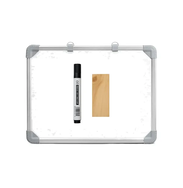 Preha_The_Smart_Choice_Non_Magnetic_1x1.5_Feet_White_Green_Board_Whiteboard_Combo_Of_3_Item_Whiteboard_Duster_Marker_Pack_Of_1