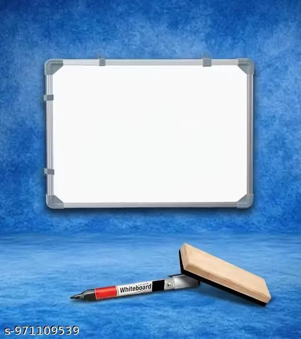 Preha_The_Smart_Choice_Pack_of_1_Double_Sided_Non_Magnetic_Whiteboard_with_Marker_&_Duster_for_Study,_Office,_School,_Tuition_&_Home_Use