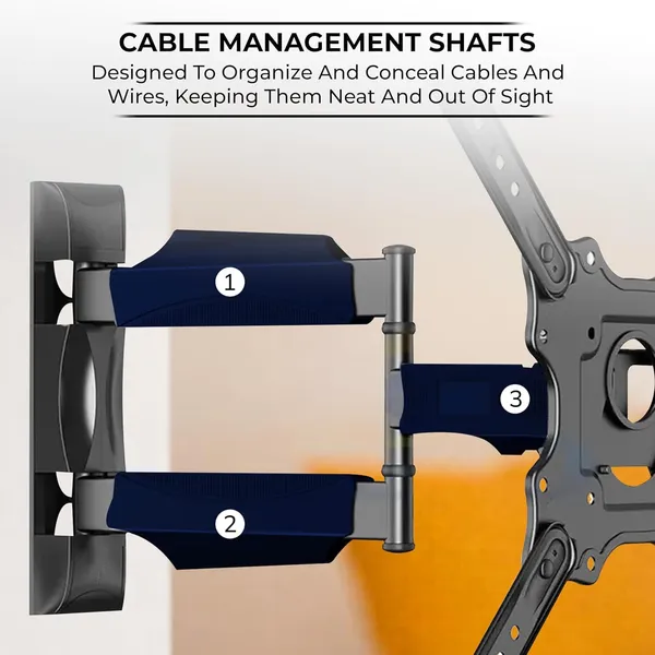 Preha_The_Smart_Choice_35_to_65_Inch_led_TV_Wall_Mount_Movable_Swivel_Corner_Bracket_P4,_Swivel_and_Tilt_Corner,_Full_Motion_Full_Motion_TV_Mount