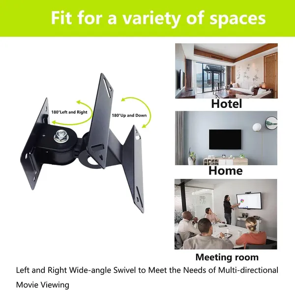 Preha_The_Smart_Choice_TV_Stand_Universal_Slim_Tilt_&_Swivel_Full_Motion_TV_Wall_Mount_Bracket_for_14-26_Inch_PC_Monitor_TFT_LCD_LED_Plasma_Full_Motion_TV_Mount