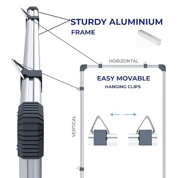 Preha_The_Smart_Choice_Multipurpose_Greenboard_30_x_60_Cm_2_x_1_Feet_Heavy_Durable_Dual_Side_Useable_Board_Aluminium_Boundaries_For_Kids_Adults_Use_In_Schools_Home_Office_Combo_Duster,_Marker,_Chalk