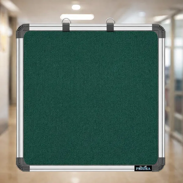 Preha_The_Smart_Choice_2x2_Feet_Notice_Premium_Material_Pin_Up_Board_Soft_Board_Bulletin_Board_Display_Board_With_50_Pins_For_Office_School_And_Home_Green_Pack_Of_1