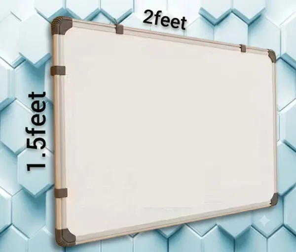 Preha_Enterprises_Non_Magnetic_Size_-_1.5x2_(45x60_cm)_Feet_White/Green_Board_Whiteboards_for_Kids,_School,_Teaching,_(59x41cms)