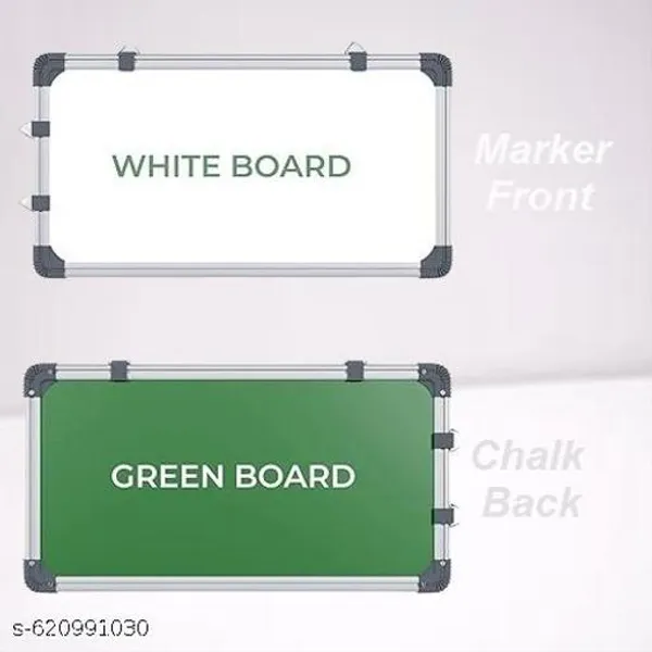 Preha_The_Smart_Choice_1x1.5_Feet_White_Slate_Chalk_Slate_Combo_Double_Sided_Slate_For_Kids_Office_With_Marker,_Duster,_Chalk_Box
