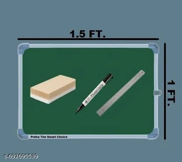 Preha_The_Smart_Choice_1.5x1_Ft_Premium_Whiteboard_Slate_With_Marker_and_Duster_Or_Scale_Double_Sided_Writing_Board_For_Home,_Office,_School_Use_Durable_Aluminum_Frame