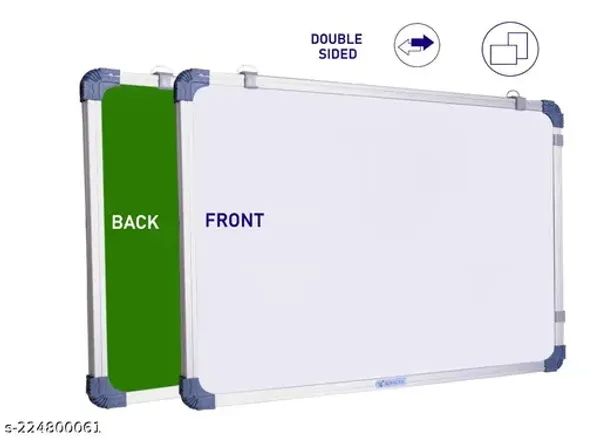 Preha_The_Smart_Choice_Board_Non_Magnetic_2_Feet_x_3_Feet_White_And_Chalk_Board_With_Marker_And_Duster_White_Chalk_Green_Board_90_Cm_x_60_Cm_Whiteboard_Green_Chalkboard_Duster,_Marker,_Chalk