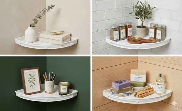 Preha_The_Smart_Choice_Premium_Quality_Bathroom_Corner_Unbreakable_Plastic_3in1_Round_ABS_Tray_Acrylic_Wall_Shelf_(Pack_of_1)_Bathroom_Shelves