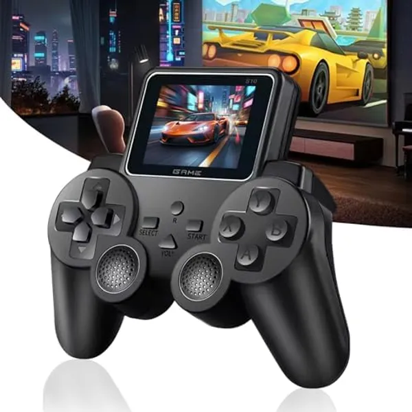 Black_Plastic_Handheld_Gaming_Console_For_Kids