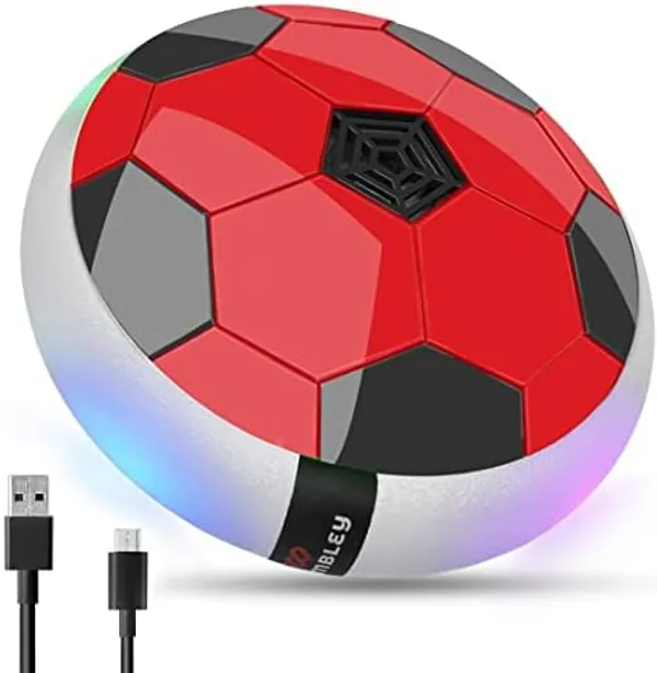 Red_And_Black_Foam_Bumper_With_Plastic_Housing_Hover_Soccer_Ball_For_Kids
