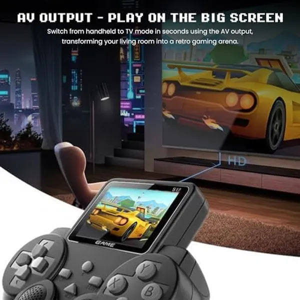 Black_Plastic_Handheld_Gaming_Console_For_Kids