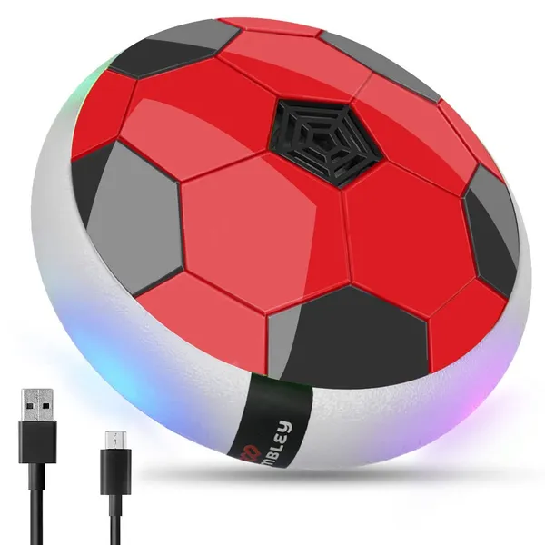 Red_And_Black_Foam_Bumper_With_Plastic_Housing_Hover_Soccer_Ball_For_Kids
