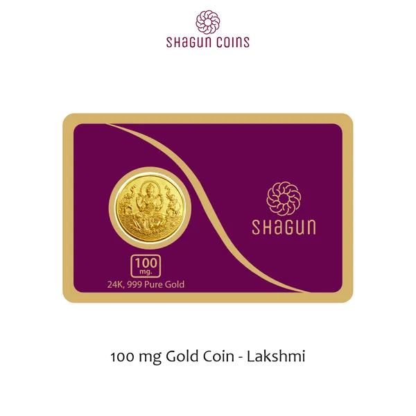 100_mg__GOLD_COIN_-__Lakshmi