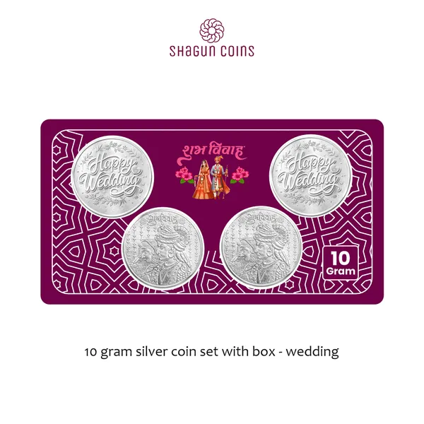 10_GRAM_SILVER_COIN_SET_WITH_BOX_-__Wedding