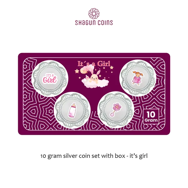 10_GRAM_SILVER_COIN_SET_WITH_BOX_-__Girl