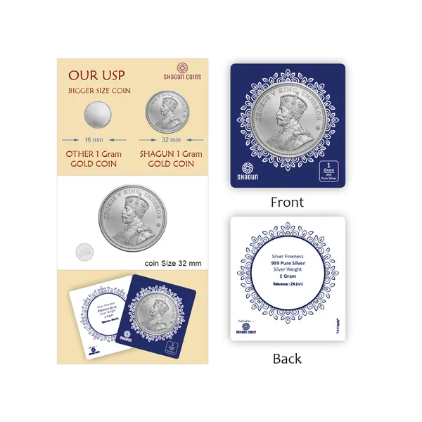 1_GRAM_SILVER_COIN_BIG_SIZE_-_32MM_-__King_without_box