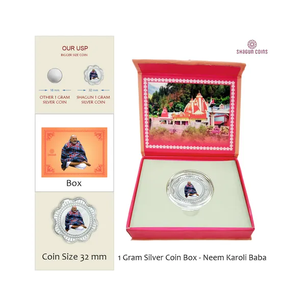 1_GRAM_SILVER_COIN_BOX_-__NEEM_KAROLI
