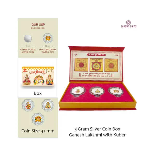 3_GRAM_SILVE_COIN_BOX_-__Ganesh_lakshmi_with_kuber