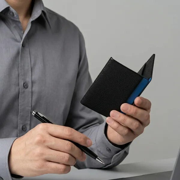 Black_Pu_Leather_Executive_Diary_Pen_Keychain_Combo
