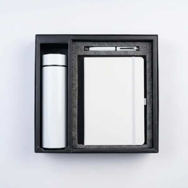 White_Stainless_Steel_3-In-1_Corporate_Combo_Set