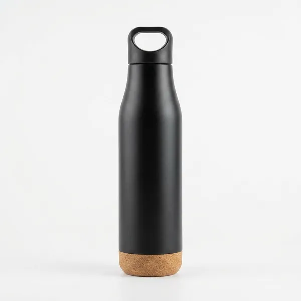 Black_Stainless_Steel_Cork_Finish_Insulated_Bottle