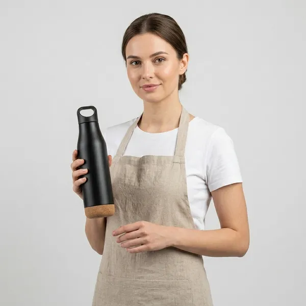 Black_Stainless_Steel_Cork_Finish_Insulated_Bottle