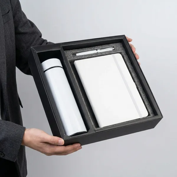 White_Stainless_Steel_3-In-1_Corporate_Combo_Set