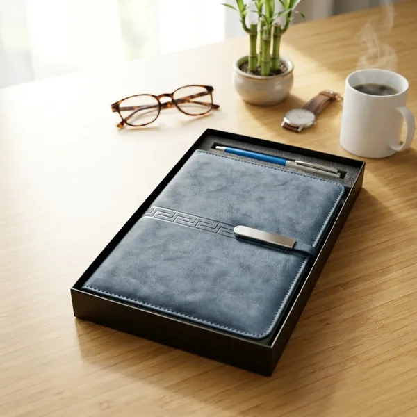 Blue_Pu_Leather_Diary_&_Pen_Executive_Gift_Set