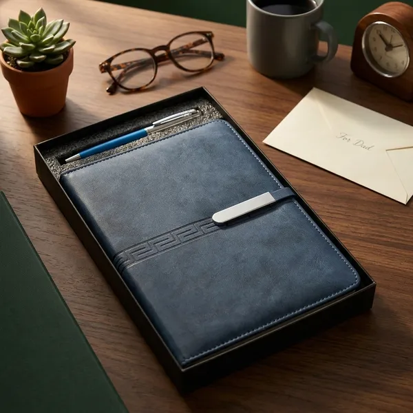 Blue_Pu_Leather_Diary_&_Pen_Executive_Gift_Set