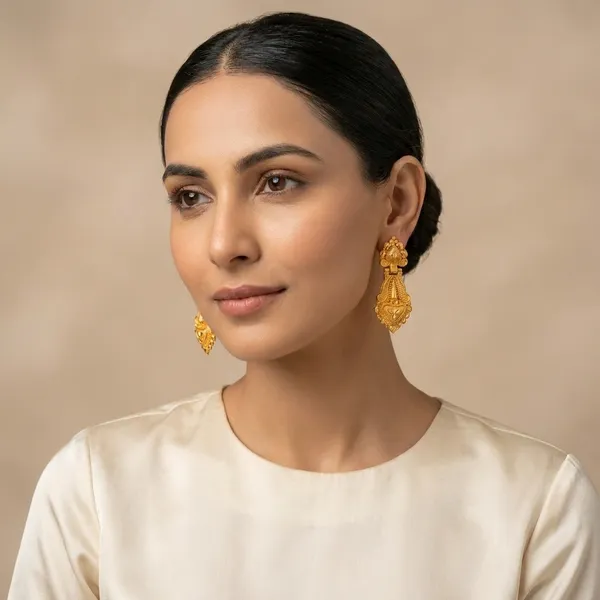 Golden_Alloy_Floral_Paisley_Jhumka_Earrings_For_Women_-_Pack_Of_2