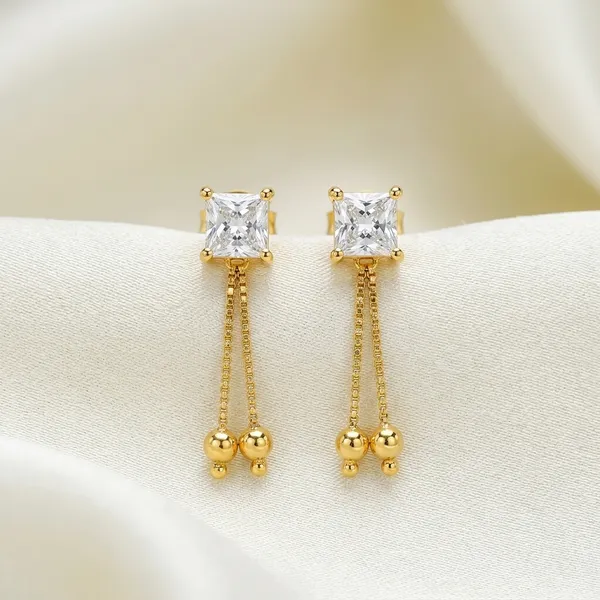 Golden_Alloy_Crystal_Drop_Chain_Dangle_Earrings_For_Women_-_Pack_Of_2