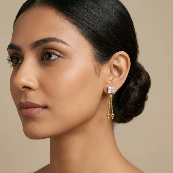 Golden_Alloy_Crystal_Drop_Chain_Dangle_Earrings_For_Women_-_Pack_Of_2