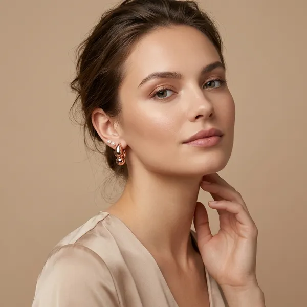 Golden_Alloy_Pearl_Crystal_Stud_Earring_Set_And_Elegant_Pearl_Crystal_Rose_Gold_Drop_Earrings_For_Women_(Pack_Of_2)