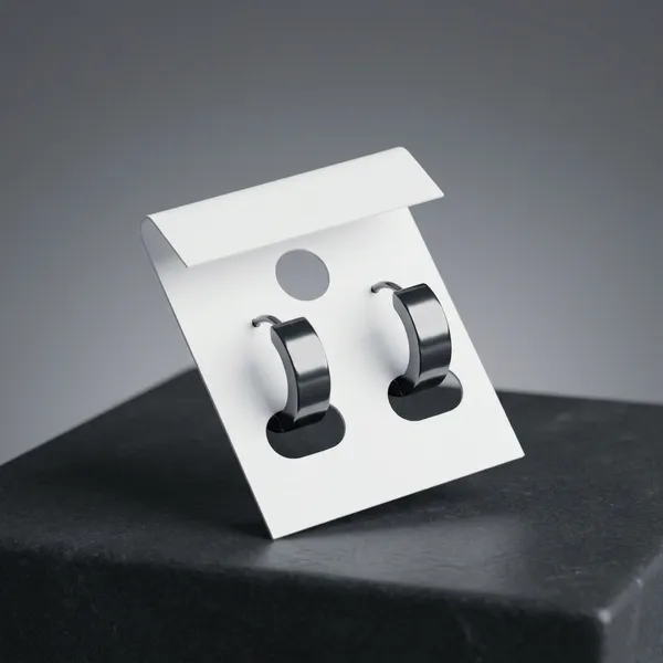 Stainless_Steel_Black_Huggie_Hoop_Earrings_For_Men_(Pack_Of_2)