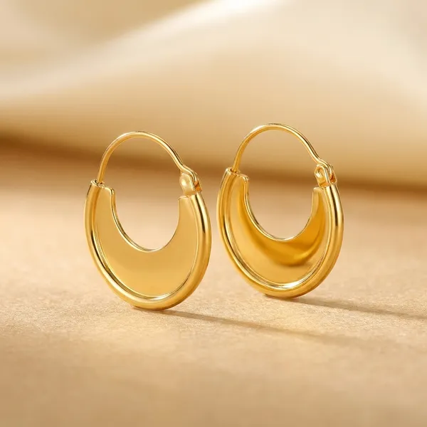 Gold-Plated_Brass_Crescent_Moon_Hoop_Earrings_For_Men_(Pack_Of_2)
