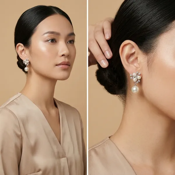 White_Pearl_Crystal_Accent_Floral_Drop_Earrings_For_Women_-_Pack_Of_2