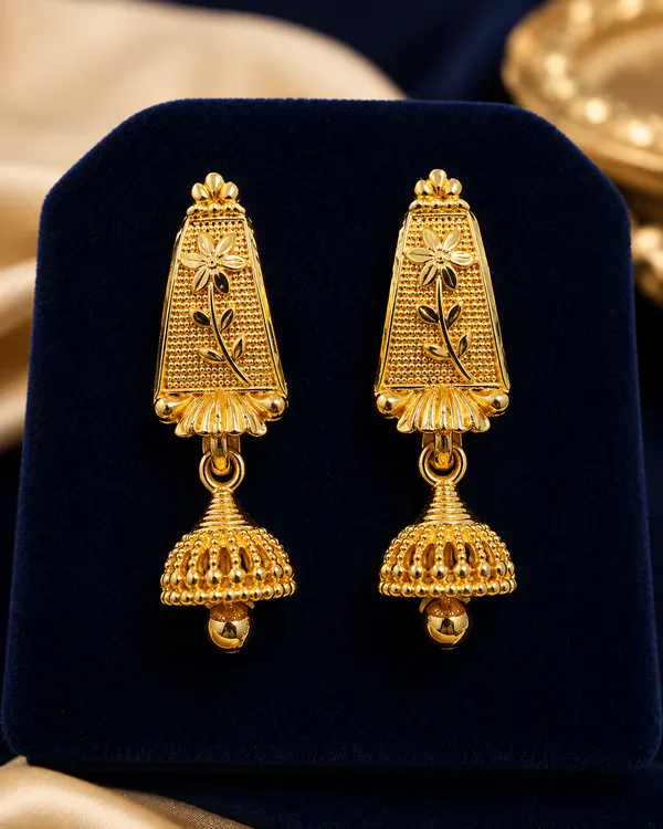 Golden_Alloy_Floral_Paisley_Jhumka_Earrings_|_Golden_Alloy_Floral_Dome_Jhumka_Earrings_|_Traditional_Gold-Plated_Teardrop_Earrings_With_Intricate_Detailing_(Pack_Of_3)