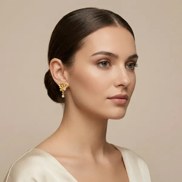 Golden_Alloy_Geometric_Crystal_Accent_Drop_Earrings_For_Women_-_Pack_Of_2