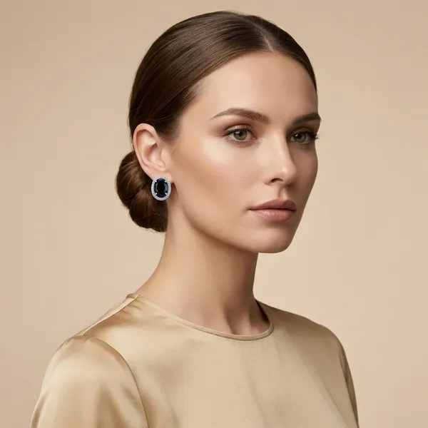 Black_Alloy_Oval_Stone_Crystal_Halo_Stud_Earrings_For_Women_-_Pack_Of_2